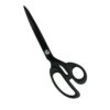 Mxeiwzx Black Fabric Scissors for Adults,Titanium Coating with Stainless Steel Blade, for Dressmaking, Leather Professional Sewing Fabric, Crafting and Home General Use, 10 Inch