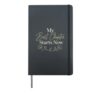 My Chapter Starts Now Divorce Single Hardcover Journal, Black
