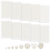 MYDBUYSOME 3701PCS Pearl Stickers Pearls for Crafting - Self Adhesive Pearls for Hair Face Makeup Eye Nail Crafts, Stick On Gems (White, Assorted Sizes)