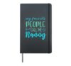 My Favorite People Call Me Nanny Grandma Women Hardcover Journal, Black