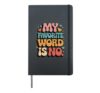 My Favorite Word Is No Hardcover Journal, Black