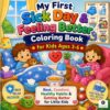 My First Sick Day and Getting Better Coloring Book for Kids: An Interactive Comfort Activity Book with Big Bold Lines to Melt Restless Fever Anxiety and Build Fine Motor Skills