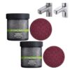 Myrilith Surface Polishing Compound with Synthetic Pad, 3.53oz for Metal Ceramic Stone Sinks Countertops Cookware Refrigerators Kitchen Bathroom Surface Care (2)