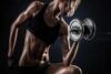 MYRZATHIS Sexy women's fitness and bodybuilding motivational theme Poster wall art canvas wall decoration suitable for wall decoration in bedrooms kitchens and living rooms (Unframed,16×24 inch)