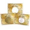 My Scratch Offs 20 Pack Gold Ticket DIY Make Your Own Golden Ticket Scratch Off Tickets Small Business Prizes Promotion Party Favor 3x4 Note Cards & Stickers