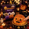 Mystery Halloween Dumpling, Halloween Dumpling Squeeze Squishy Toy Boxes, Cute Slow Rising Squeeze Stress Relief Sensory Toy, Ghost Pumpkin Eyeball Skull Monster