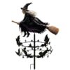 Mystery Witch Garden Wind Spinner Weather Proof Metal Halloween Yard Art