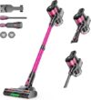 MYUAKO Cordless Vacuum Cleaner 650W Cordless Rechargeable Vacuum Cleaner Anti-Tangled Vacuum Cleaner for Hardwood Floor,Carpets,Pet Hair Nova R8