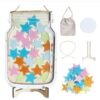MYVRSE Magnetic Reward Jar, Classroom Reward Jar for Kids, Personalized Stars Reward Jar for Students Kids Behavior, Magnetic Reward Chart for Classroom Board Home (STAT-V2)