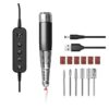 Nail Buffer Drill, Electric Nail Drill, , Adjustable Manicure for, Low Noise Pedicure File for Training and Home Use