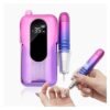 Nail Buffer Drill, Electric Nail Drill, Machine 35000RPM Wireless Polish Remover Mini with LED Display Home Salon Use for Training and