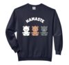 Namaste Funny Cute Bears Kawaii Yoga Bear Stress Free Comfort Colors Adult Sweatshirt