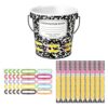 Name Sticks Educational Label with Metal Bucket Holder