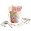 Name Sticks Educational Label with Metal Bucket Holder