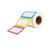 Name Tags Stickers 900pcs(6rolls) Color Regular Name Label Stickers Border Suitable for Offices Meetings Schools Homes
