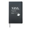 Nana Definition Loving Grandma Family Quote Grandkids Saying Hardcover Journal, Black