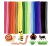 NANHMSW 300 PCS Thick Pipe Cleaners Craft Supplies Multi-Color Chenille Stems for Art and Craft Projects Kids Creative Toys DIY Home Decorations (Size：12inch x 6mm)