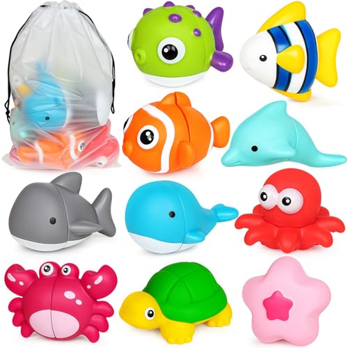 NAODONGLI Montessori Little People Farm Ocean Animals for Toddlers 18+Months,Early Preschool Learning Animals Figurines Matching Games,Fine Motor Skills Sensory for Boys Girls Ages 1-3