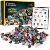 National Geographic Premium Polished Stones - 5 Pounds of 1/2-Inch Tumbled Stones and Crystals Bulk, Arts and Crafts, Rock and Mineral Kit, Rocks for Kids, STEM Toys