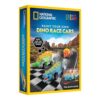 National Geographic Pull Back Dinosaur Race Cars Craft Kit - Paint 3 Dino Racecars with 6 Paint Colors, Dinosaur Toys for Kids, Kids Painting Kit, Arts & Crafts for Kids