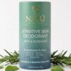 NATU BOTANICALS Sensitive Skin Deodorant - Rosemary and Mint - Aluminum Free Deodorant Stick - Baking Soda Free - No Artificial Fragrance - 25g