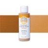 Natural Acrylik Paint Fluid | Raw Sienna | 4 fl oz | 120ml | Non Toxic |