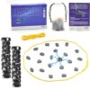 NCA - Large Magnetic Chess Game with String | Magnet Game with 20 pcs Stone | Strategy Puzzle Game for Family Party Travel, 2 Player Tabletop Strategy Games, Magnet Board Game Party Favors for Adults