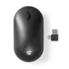NEDIS Mouse - Wireless - Silent Mouse - 1200 DPI - Number of Buttons: 3 - Ambidextrous