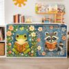 NEFMGEG 335-ZF-GZL-Classroom Cabinet Curtains for Classroom Shelves