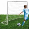 Neo-Sport Children's Football Goal for Garden and Park - Outdoor Goal 183 x 122 cm for Games and Training - Steel Frame with Net and 4 Ground Anchors - Assembly Without Tools