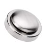 NESTINGHO Stainless Steel Odor Absorbing Soap Bar for Kitchen Use, Round Shape with Smooth Surface, Creative Design Odor Removing Tool for Eliminating Fish and Garlic Smell