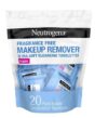 Neutrogena Ultra-Soft Makeup Remover Cleansing Towelettes Singles: Plant-Based - 20 Count