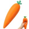 New 13in Carrot Squishy Jumbo, Giant Big Squishys Carrot Large Carrots Moldable Squishies Stress Ball, Soft Cute Slow Rise Anxiety Relief Dough Decompression Gifts