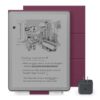 New Amazon Kindle Scribe Essentials Bundle- New Amazon Kindle Scribe Without Front Light (16GB), Premium Pen, Premium Leather Folio Cover-Fig & Power Adapter