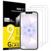 NEW'C 3 Pack Designed for iPhone 17e Screen Protector (6.1 inches),Enhanced Tempered Glass Protection, Case Friendly Scratch-proof, Bubble Free, Ultra Resistant