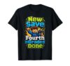 New Save Fourth Grade Done Gamer Victory T-Shirt