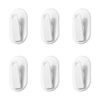New Talent 6 Magnetic Clips for Picture Hanging and Photo Display, Strong Scratch-Free Heavy Duty Magnet Christmas Light Clips for Refrigerator, Sculptural Picture Frame, Whiteboard, Office, School