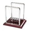Newton Cradle Balance Ball, Swinging Balls with Black Base, Physics Science Pendulum for Office Decor, Educational Gift, Stress Relief Tool for Home and Work