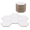 Newzela Dry Erase Hexagon Tiles, 25 PCS 2-Sided Blank Hex Game Board Pieces