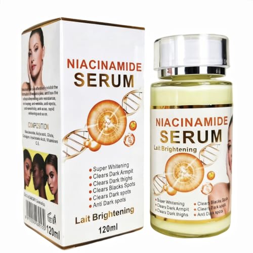 Niacinamide Face Serum, Hydrating Vitamin B3 Serum for Glowing Skin & Oil Control with Argan Oil & Ginger, Lightweight & Non-Greasy, Large Volume Daily Skin Care for All Skin Types, 4.06 fl oz