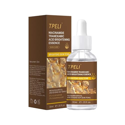 Niacinamide & Tranexamic Acid Brightening Face Essence, 30ml for Dark Spot Correction, Uneven Skin Tone, Hyperpigmentation & Acne Marks, with Niacinamide 10%, Centella Asiatica & Hyaluronic Acid