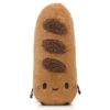 Niceween Adorable Palm-Sized Baguette Stuffed Plush Soft Squishy French Bread Snack Plush Toy Kawaii Small Ornament for Home Office Decor All Ages
