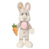 Niceween Light Gray Fluffy Bunny Plush Cute Soft Stuffed Rabbit Toy Gift for Kids