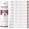 Nicpro 18 PCS Miniature Paint Brushes, Micro Model Detail Paint Brush Set