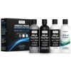 Nicpro Black Gray White Surface Primer Airbrush Paint with Airbrush Thinner