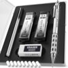 Nicpro Blocky Gear Metal Mechanical Pencils, 0.5mm Fine Point