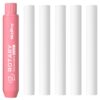 Nicpro Rotary Retractable Eraser with 5 PCS Refills-Pink
