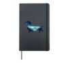 Night Landscape Dachshund Hardcover Journal, Black
