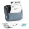 NIIMBOT B4 4 Inch Thermal Label Printer, Bluetooth Shipping Label Printer & Portable Sticker Maker, for Small Business & Home Office, with 1 Roll 3.94” x 3.94” Labels (75 Labels)