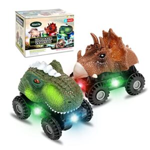 Niskite Dinosaur Car Toys for Toddler Kids: Dinosaur Toys for Kids 3-5 - Toys for 2 3 4 Year Old Boy Birthday Gift Ideas
